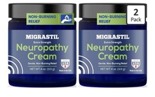 2Pack Migrastil Neuropathy Relief Cream Extra Strength for Feet Leg Hand Cooling