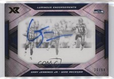 2019 Panini XR Luminous Endorsements 26/99 Gary Jennings Jr #LE-GJ Auto 04u5