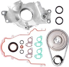 M295 Oil Pump Timing Chain Kit with Timing Cover Gasket for Chevy Avalanche S...