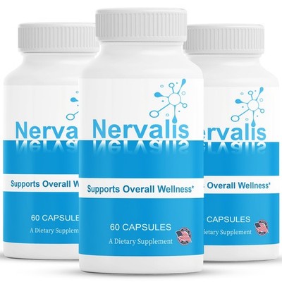 (3 Pack) Nervalis Capsules - Premium Nerve Health Support Formula