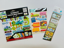 Scrapbook Sticker Lot Mixed Assortment Junk Journal Planner Travel Kit