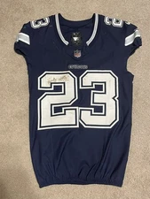 RB Rico Dowdle Game Worn Dallas Cowboys Jersey vs Detroit 10/13/24