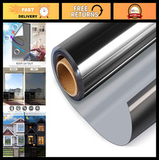 Reflective One Way Window Film - Daytime Privacy, Heat Control, No Glue Static C