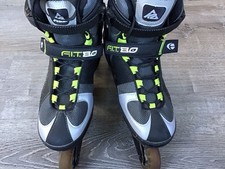 K2 F.I.T. 80 Skates Mens 11.5 Inline Skates Black Green Men  s Skates I12018