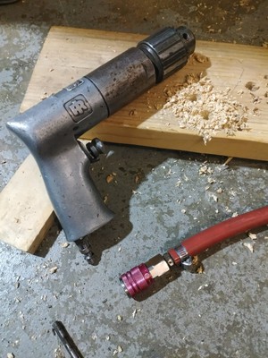 Ingersoll Rand IR 7803 Pneumatic Drill 5/64''-1/2'' USA Jacobs Chuck 
