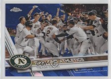 2017 Topps Chrome Sapphire Edition /250 Oakland Athletics Team #558 0ad