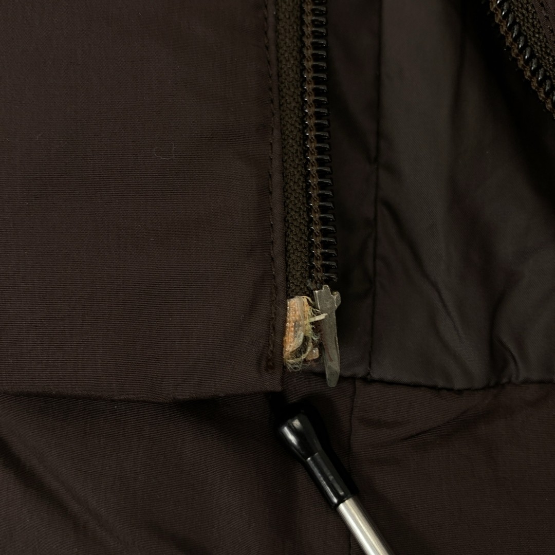 Moncler Brown Tag Double Zip Short Down Coat 0 Dark Womens Used KLDR-0 thumbnail 9