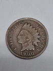 US Rare Old West 1900 Indian Head Penny   1C  U.S. Coin 🇺🇸 IHA40