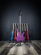 Kramer Disciple D-1 4-String Bass - Thundercrackle Purple Metallic