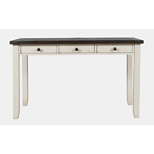 Madison County Rustic Reclaimed Solid Wood Farmhouse USB Charging Desk - Picture 1 of 9