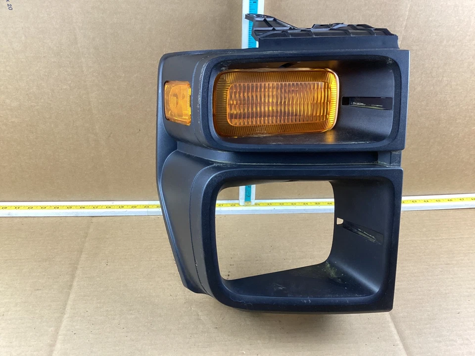 2008-2014 Ford E-250 Right Headlight Trim Bezel w/Parking Light 8C2Z13200B OEM - Image 2 of 4
