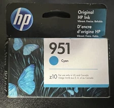 HP 951 Cyan Standard Yield Ink Cartridge