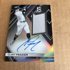 2018 Spectra AUTO JSY RELIC SILVER Clint Frazier #RJA-CF New York Yankees (f5)