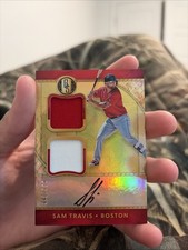 2017 Panini Chronicles - Gold Standard Rookie Jersey Autographs Sam Travis /199