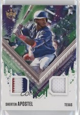 2021 Panini Diamond Kings DK Materials Holo Gold 37/50 Sherten Apostel 0j4n