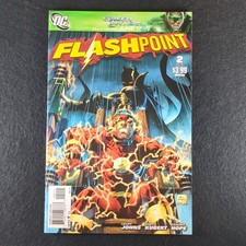 Flashpoint #2 - 2011 - Thomas Wayne as Batman Electrocutes The Flash Cover!