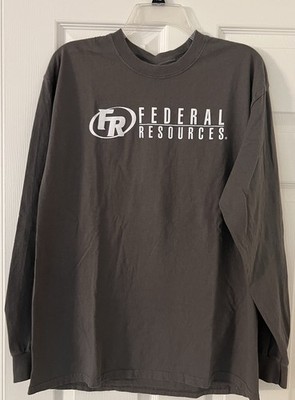 Men s Long Sleeve Federal Resources Shirt SZ L Unisex 