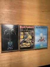 Iron Maiden Seventh Son of a Seventh Son  Piece Of Mind Tapes  Queensryche LOT