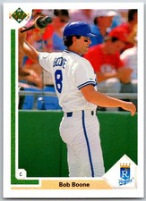 ⚾ 1991 Upper Deck #502 Bob Boone Kansas City Royals