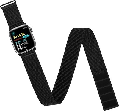 Adjustable Nylon Strap Compatible with Apple Watch 38mm 40mm 41mm 44mm