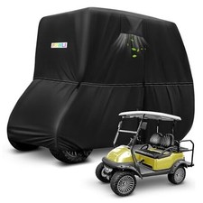 Waterproof Golf Cart Cover,420D Oxford Fabric Most 2 2 Passengers Golf Cart