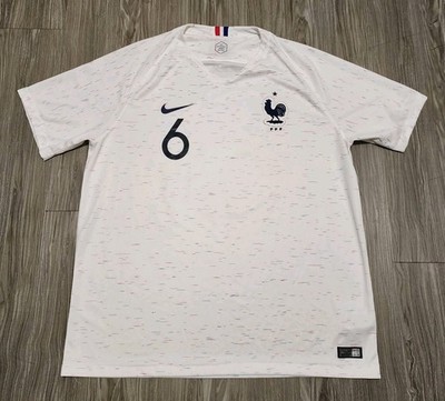 Nike FFF France National Paul Pogba #6 Soccer Jersey Men's XL