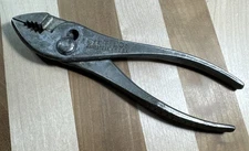 Vintage Cee Tee Co 6.5" Slip Joint Pliers Crescent Made In USA