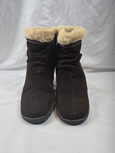 Botines Bare Traps Leanna para mujer 9,5 piel sintética cremallera marrón descontinuado - Imagen 3 de 13