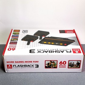 ATARI FLASHBACK 3 Retro Console 60 Games COMPLETE + POSTER