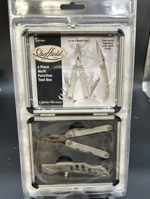 Sheffield 2 Piece Multi Function T-639 Tool w/ Box 319-070  