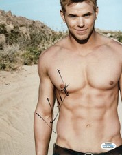 Kellan Lutz Signed Autographed 8x10 Photo Hot Sexy Shirtless Abs Gay Interest
