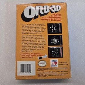 ORB 3D Nintendo NES ~ 100% Complete In Box w Glasses Poster Registration Card!