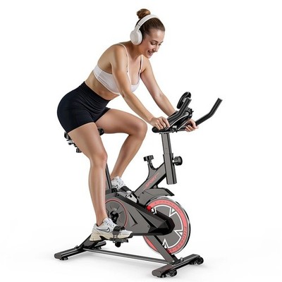 Indoor Heimtrainer Spinbike Leise 4kg Schwungrad Riemenantrieb LCD Widerstand