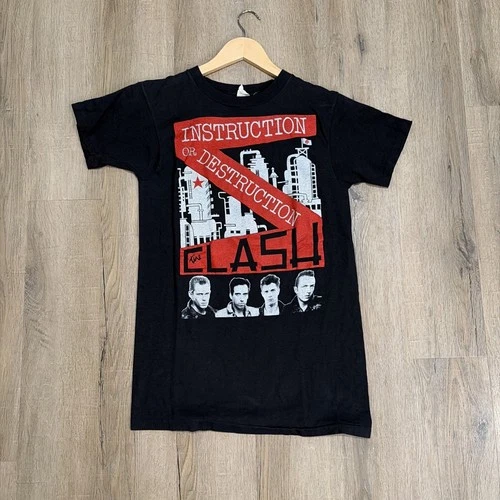 The Clash Band Tee Size Small Super Rare Grail 1980s vintage concert t-shirt, vintage, size S, single stitch, B+ condition