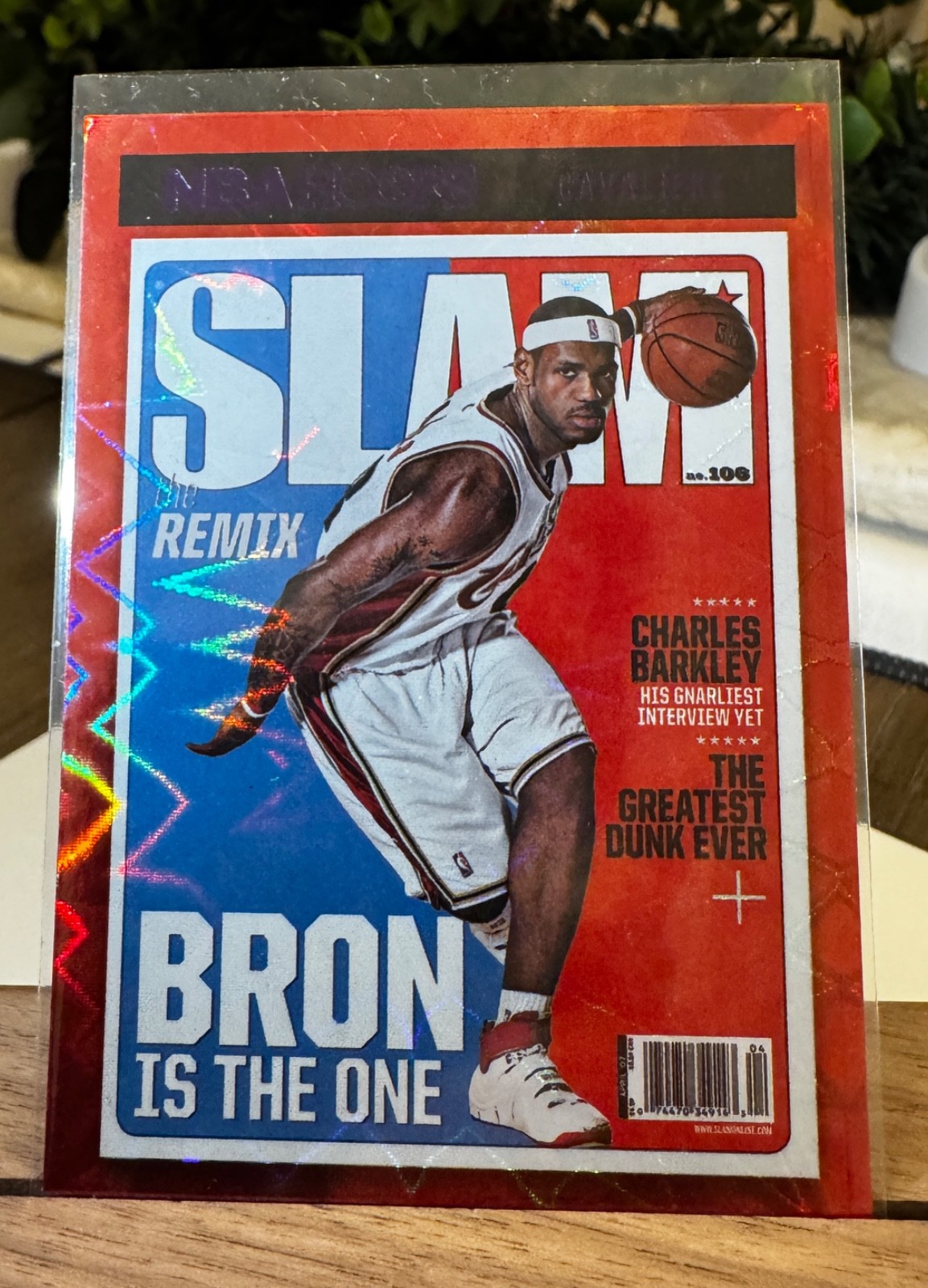 2020-21 Panini NBA Hoops - Slam Purple Explosion #2 LeBron James