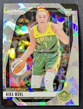 Nika Muhl 2024 Panini Prizm WNBA ICE PRIZM Rookie #75 SEATTLE STORM