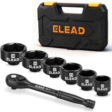 7piece Oil Filter Socket Wrench Set 38 Drive Oil Filter Cap Removal Tool...