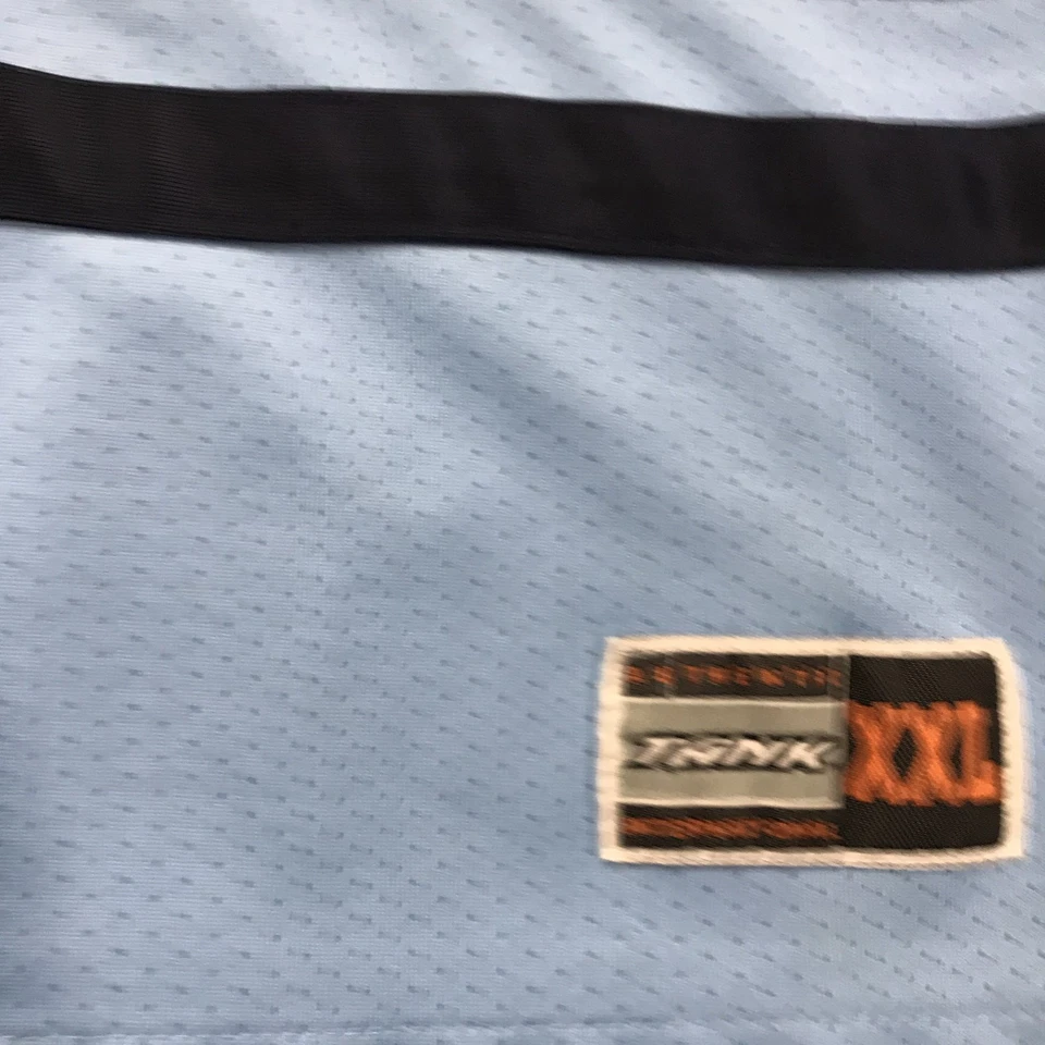 Camiseta sin mangas de fútbol americano de hockey azul 2XL de colección UNC con tacones alquitranados años 90 Foto 4 de 4