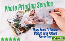 Personalised Photo Printing Service Many Sizes 3.5x5 6x4 7x5 8x6 10x8 A4