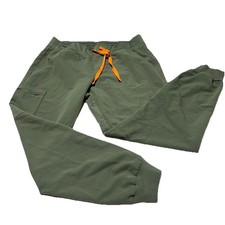 FIGS Zamora Jogger Scrub Pants Women Size L Bottoms Zip Pocket Pull On