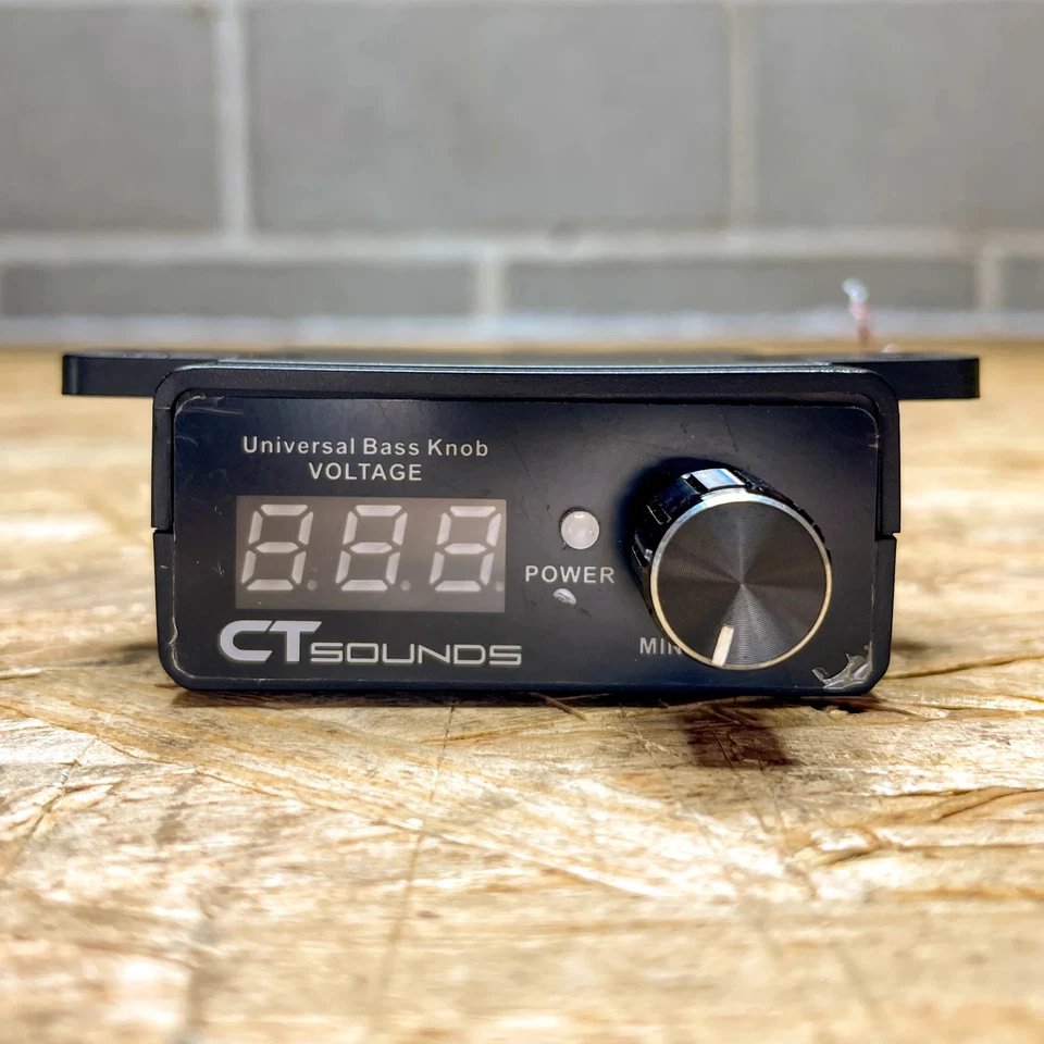 Used CT Sounds Universal Bass Knob with Digital Voltmeter for Car Amplifier - Изображение 4 из 4