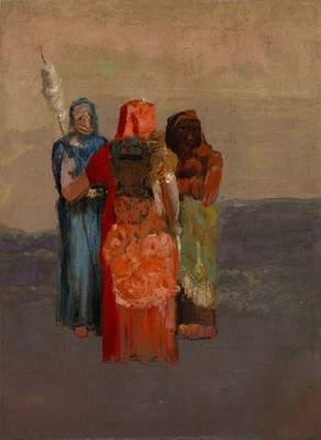 Odilon Redon die drei Schicksale Kunstdruck Poster Wanddeko limitierte Ausstellung Luxus
