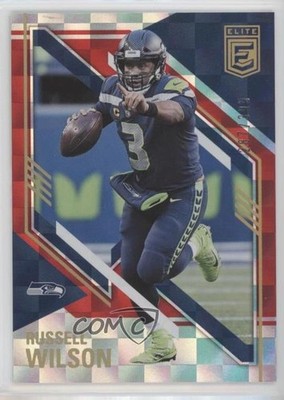 2021 Panini Donruss Elite Red 287/399 Russell Wilson #13 9s2