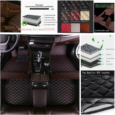 Fit Volkswagen All Models Car Floor Mat All Weather Luxury Front & Rear Carpet
