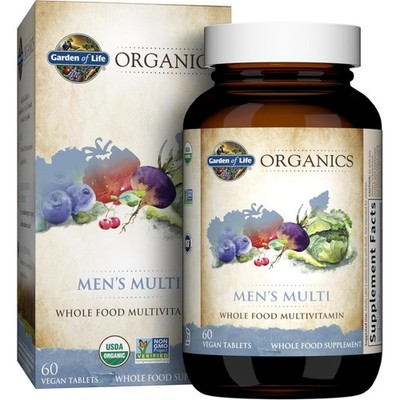 Garden of Life Organics Men's Multivitamin with Prostate Support, B12 & Vitam...