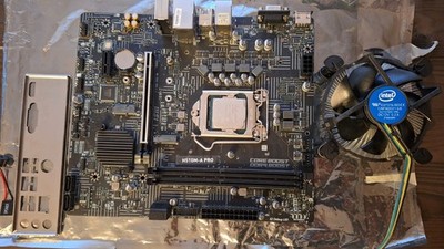 Mainboard MSI H510M-A Pro M-ATX Sokel 1200 mit Intel i3-10100F + Kühler