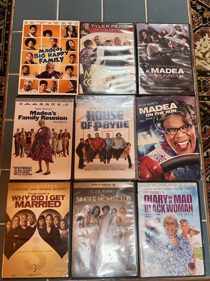 Tyler Perry's - Madea's Family 9 Lot, Reunion, Diary Mad Dvd Lot Bundle Set - Image 2 of 3