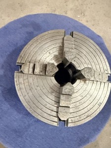 Machinist Lathe Tool: Kalamazoo 6" 4-Jaw Chuck #444, 1-1/2"-8 TPI