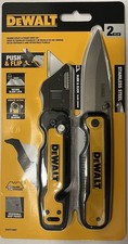 Dewalt Push and Flip Folding Utility & Pocket Knife Set DWHT10997