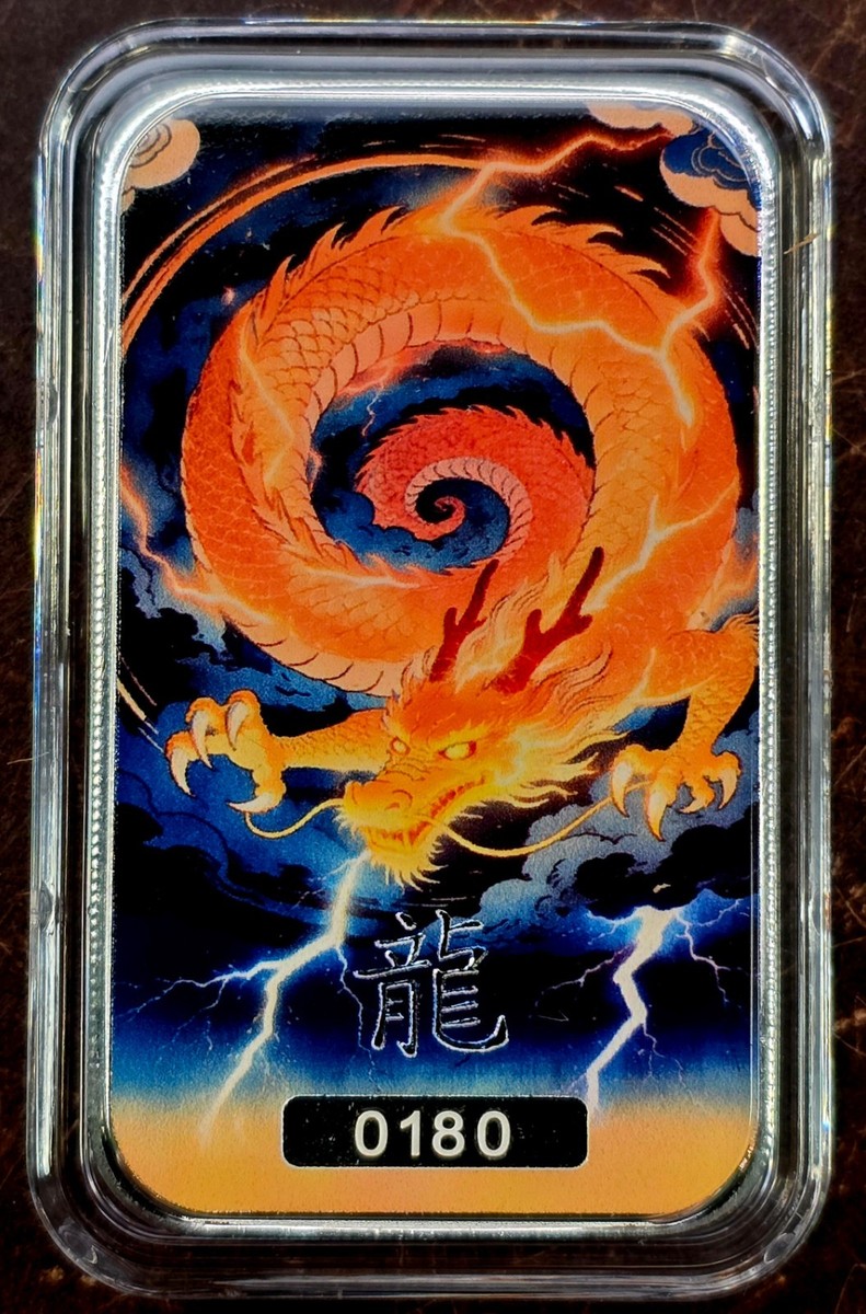Lucky Dragon - 2026 1 oz Silver Tiāndiàn Lightning Bullion
